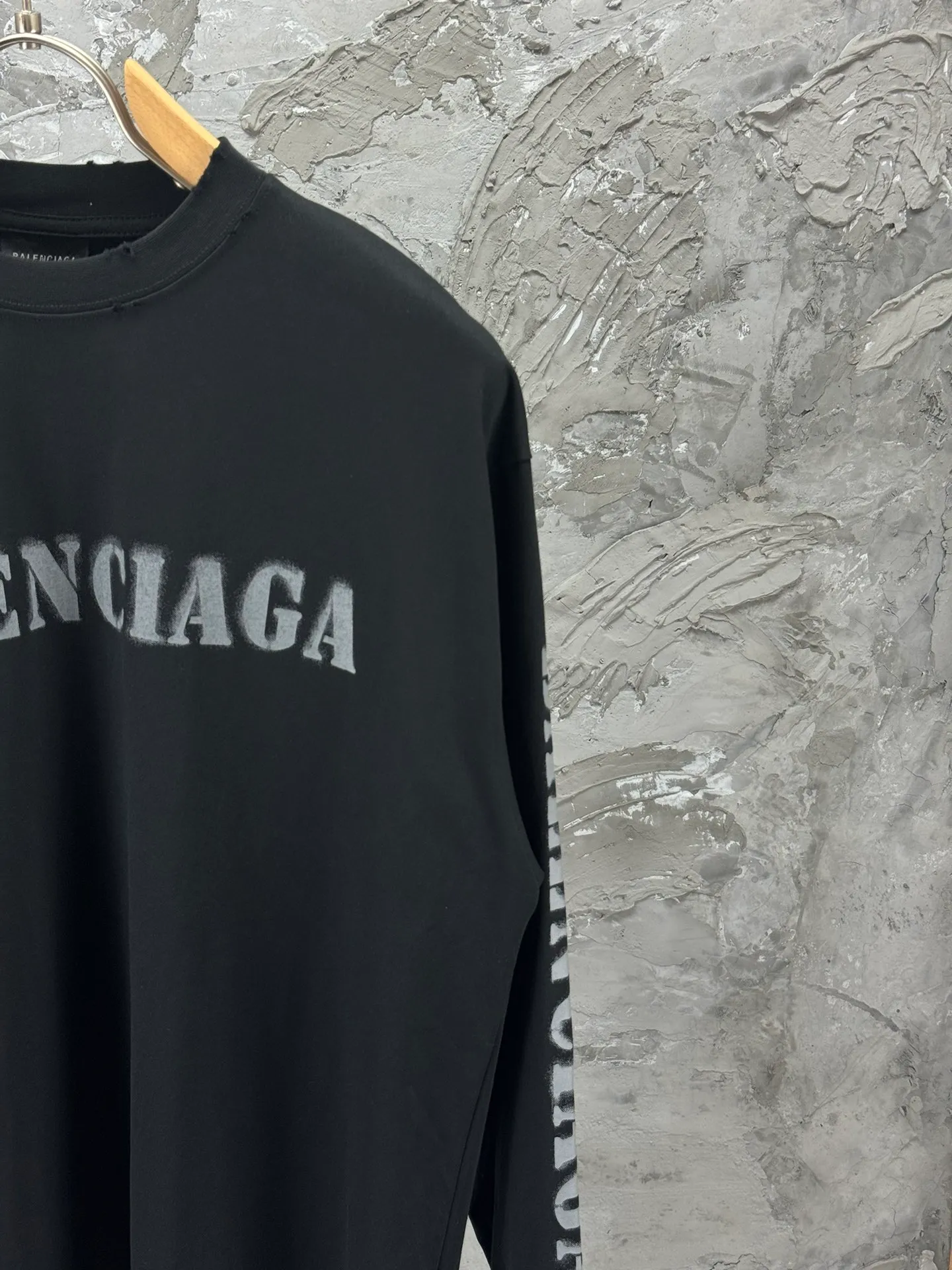 BALENCI*GA logo . 280g . . .os Same Style -Color：Black White -SIZE：XS S M L 8605#